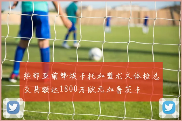 热那亚前锋埃卡托加盟尤文体检总交易额达1800万欧元加普茨卡